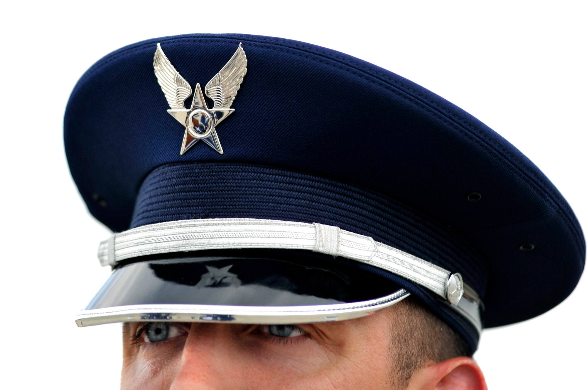 U.S. Air Force Tech Sgt. Adam Anderson, Shaw Air Force Base Honor Guard member, looks over his team of honor guard members as they prepare to execute a retreat ceremony, May 4, 2012, Shaw Air Force Base, S.C. Shaw's Honor Guard conducted the retreat ceremony at the end of the first day of Shaw's Air Expo. More than 80 Airmen assigned to the 20th Fighter Wing, including the 20th FW Commander Col. Clay Hall, stood in formation for the retreat. (U.S. Air Force photo by Senior Airman Kenny Holston/Released)


