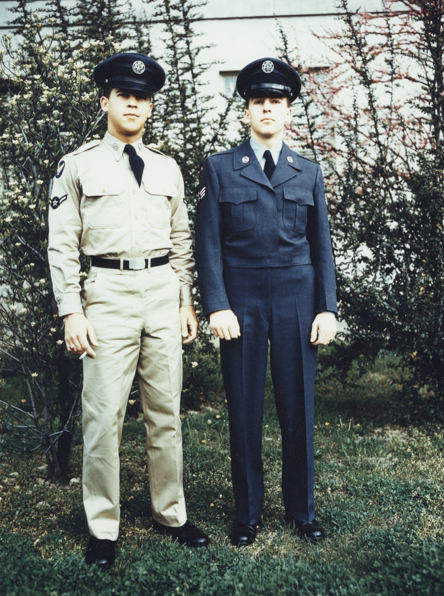 First uniforms for the new U. S. Air Force--early 1950's.