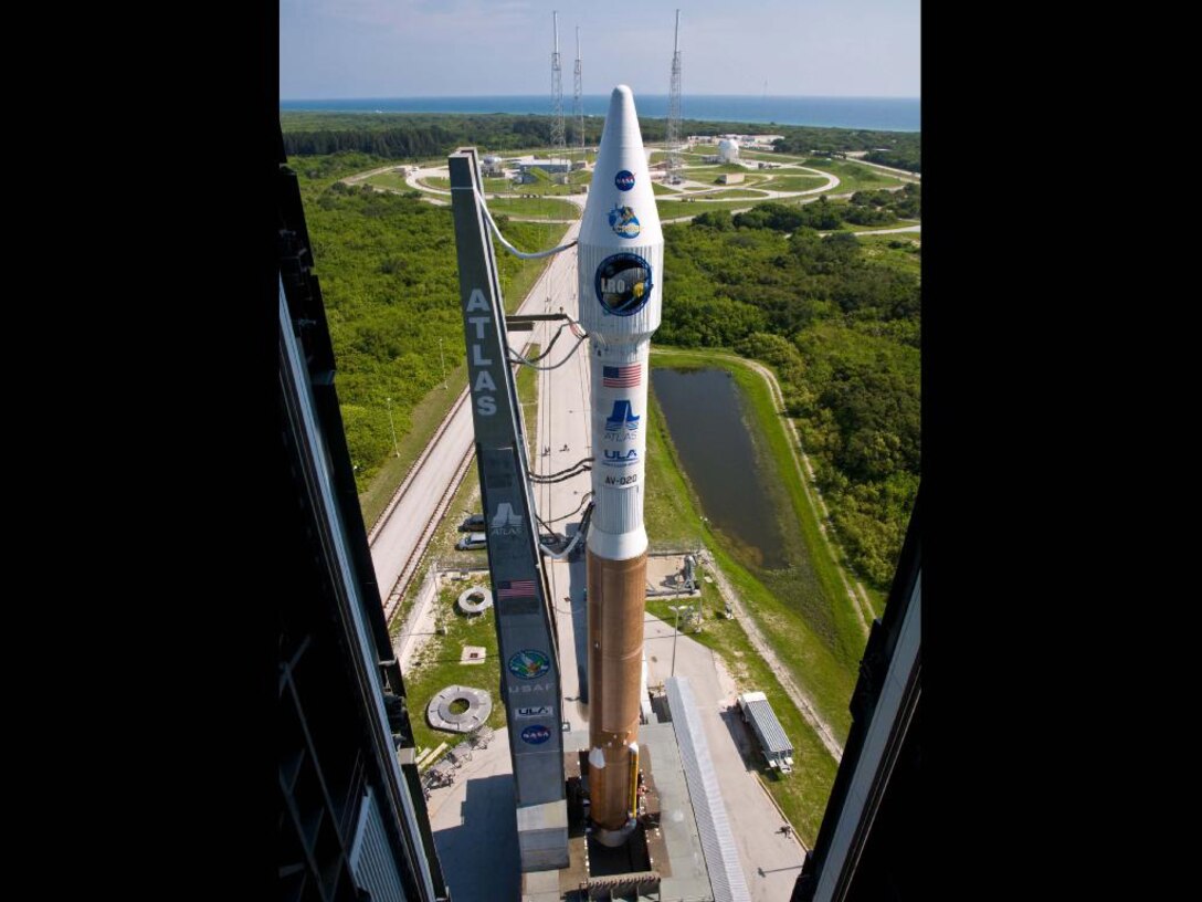 Air Force reservists from the 920th Rescue Wing at Patrick Air Force Base, Fla., use technology to better provide range clearing support for rocket launches like this Atlas V at Cape Canaveral Air Force Station, Fla. (Photo courtesy United Launch Alliance)
