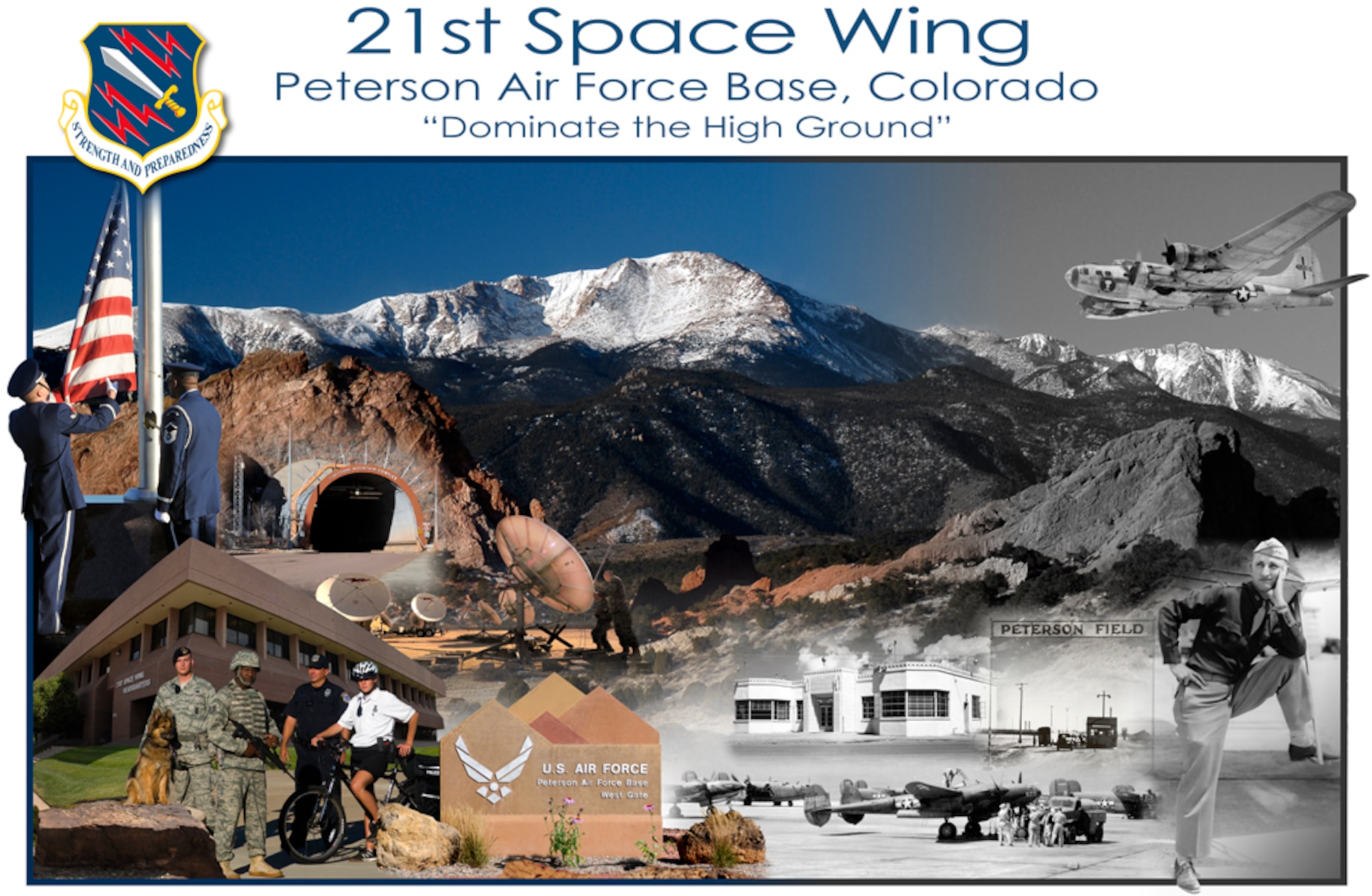 The 21st Space Wing marks its 20th anniversary May 15. (U.S. Air Force illustration/Craig Denton)
