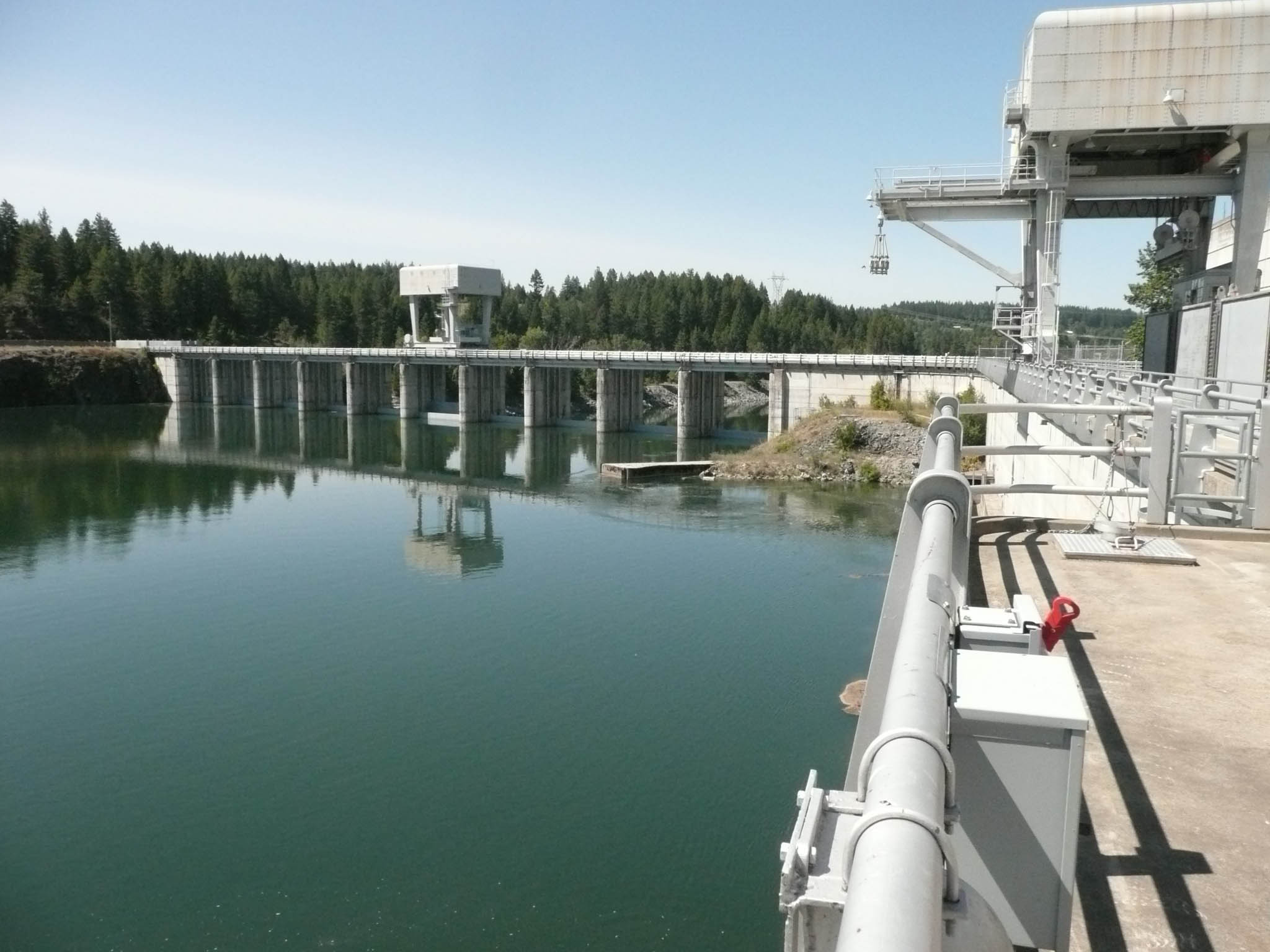 Albeni Falls Dam on the Pend Oreille River