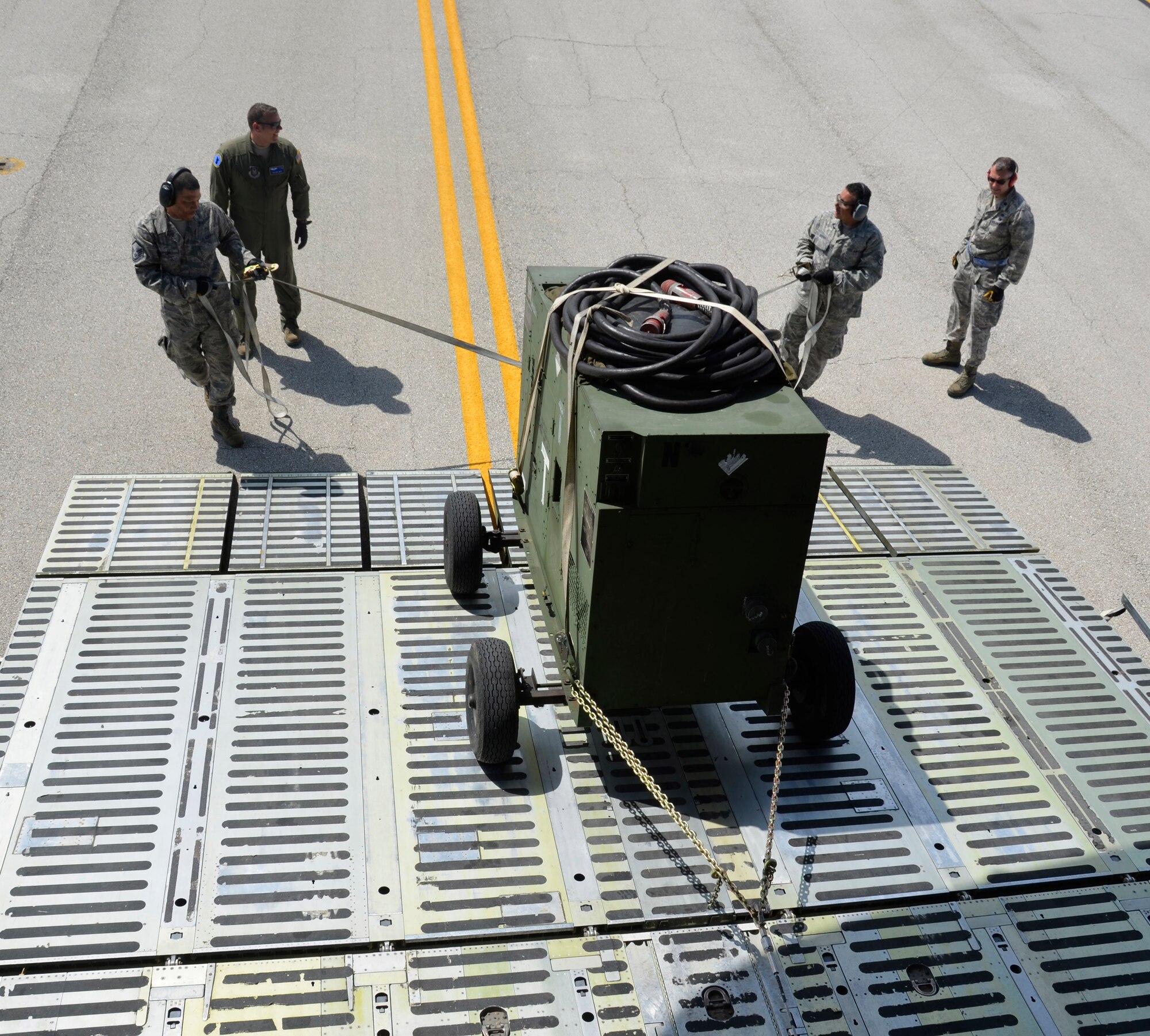 The 439th Airlift Control Flight led deployed operations for Exercise Patriot Sands at Patrick Air Force Base, Fla., from April 25 to May 1. Seven Reserve units and a federal agency teamed up for an airlift training exercise simulating deployed bare-base conditions with limited support. (U.S. Air Force photo/SrA. Kelly Galloway)