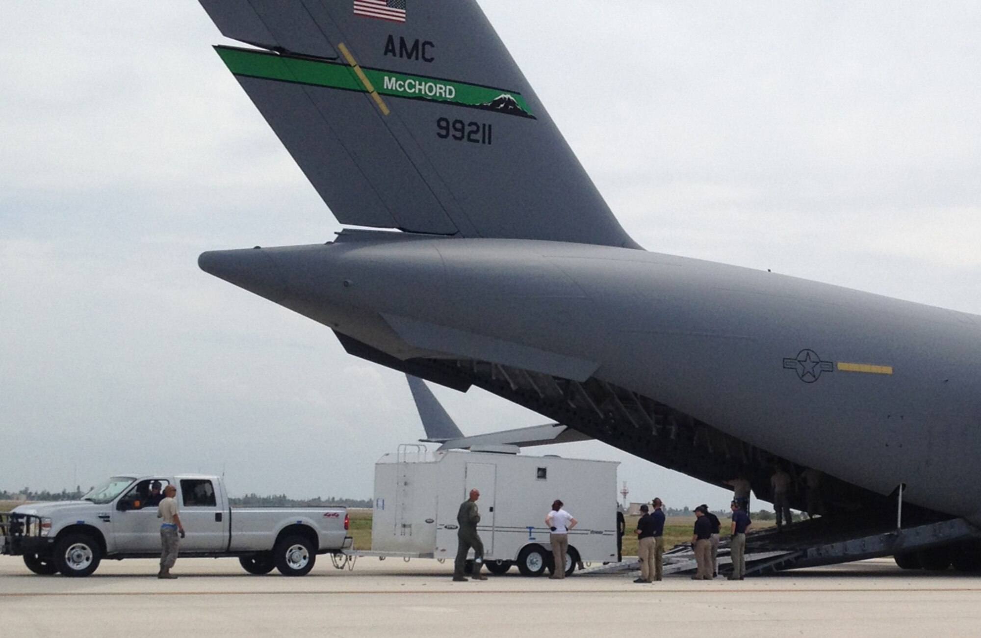 The 439th Airlift Control Flight led deployed operations for Exercise Patriot Sands at Patrick Air Force Base, Fla., from April 25 to May 1. Seven Reserve units and a federal agency teamed up for an airlift training exercise simulating deployed bare-base conditions with limited support. (U.S. Air Force photo/SrA. Michael Muise)