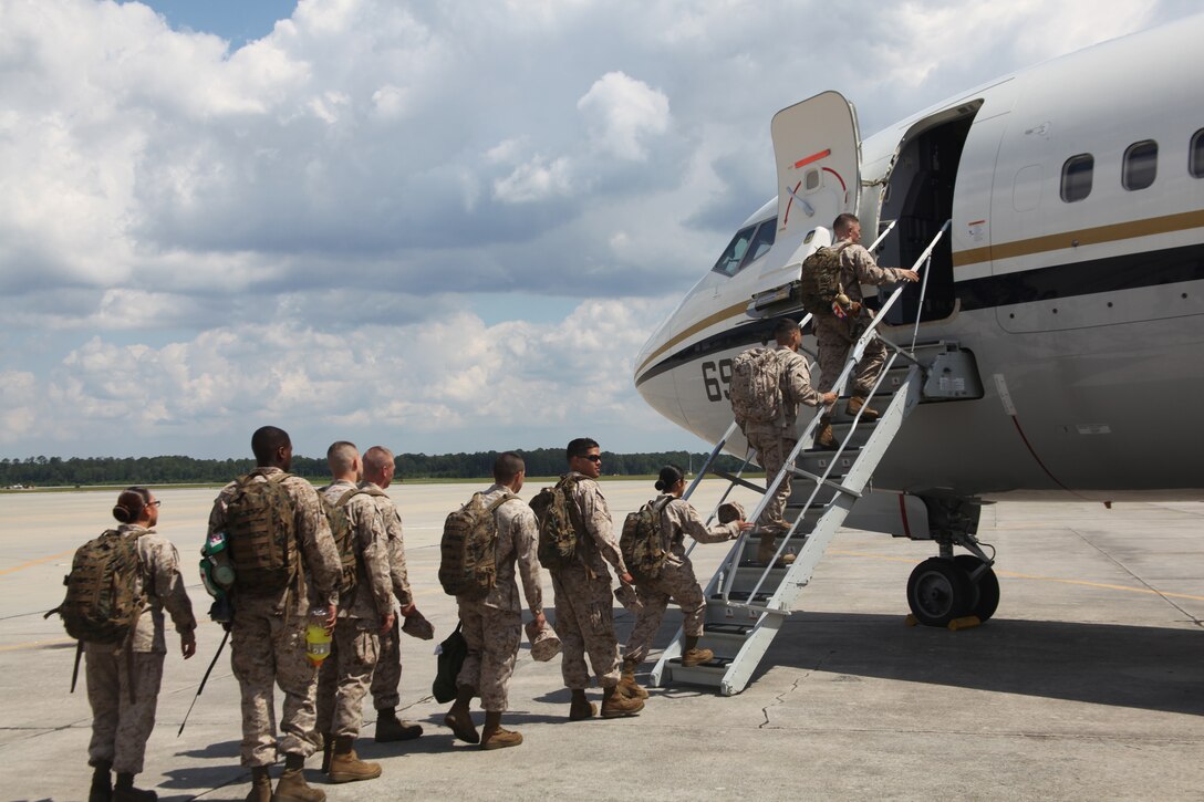 Deployment training began for Marine Fighter Attack squadron 312 May 11. The squadron will be evaluated on combat readiness during an exercise which will last approximately one month.