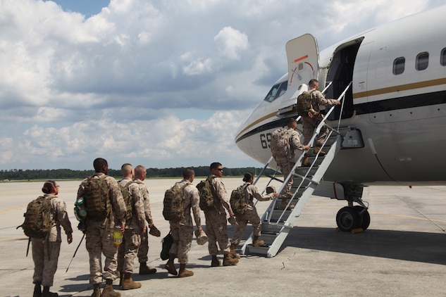 Deployment training began for Marine Fighter Attack squadron 312 May 11. The squadron will be evaluated on combat readiness during an exercise which will last approximately one month.