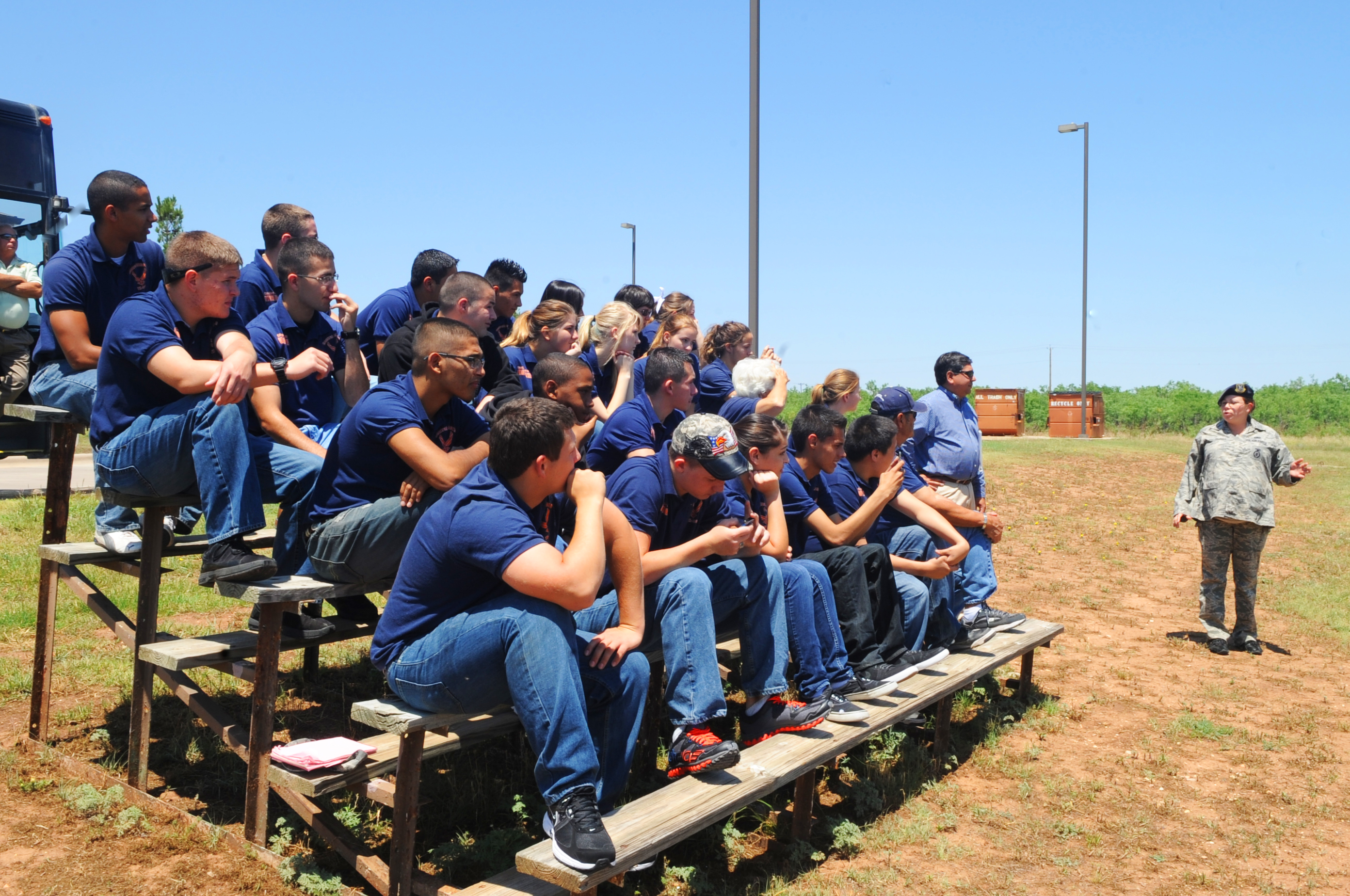 Central High School takes a trip to Dyess > Dyess Air Force Base