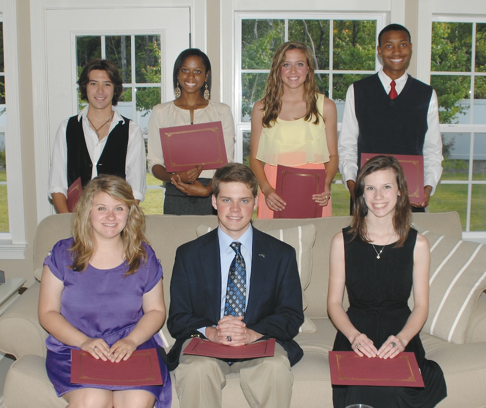 Each year, the Officer's Spouses Club awards college scholarships to military and civilian family members. This program recognizes and rewards outstanding young men and women graduating from local area high schools and spouses who are pursuing college degrees. The scholarship recipients have demonstrated high personal and scholastic qualities through their superior academic performances. The students have also participated in and have led extracurricular and community activities. The OSC awarded community enrichment grants to several local non-profit organizations that are making a difference in the community. Grants will be used by these organizations to fund critical projects or program needs.Members of the OSC spend countless hours supporting a major fund raising event, the annual Scholarship and Charity Auction and raised more than $16,000, which was disbursed as scholarships and grants.The number and amount of scholarships and grants awarded vary on a yearly basis, depending upon income generated from the auction.Scholarship recipients include Lauren Cordle, Mackenzie Davis, Matthew Dickinson, Hayley Hutcherson, Jacob Kennedy, Russell Stranberg and Amber Young.