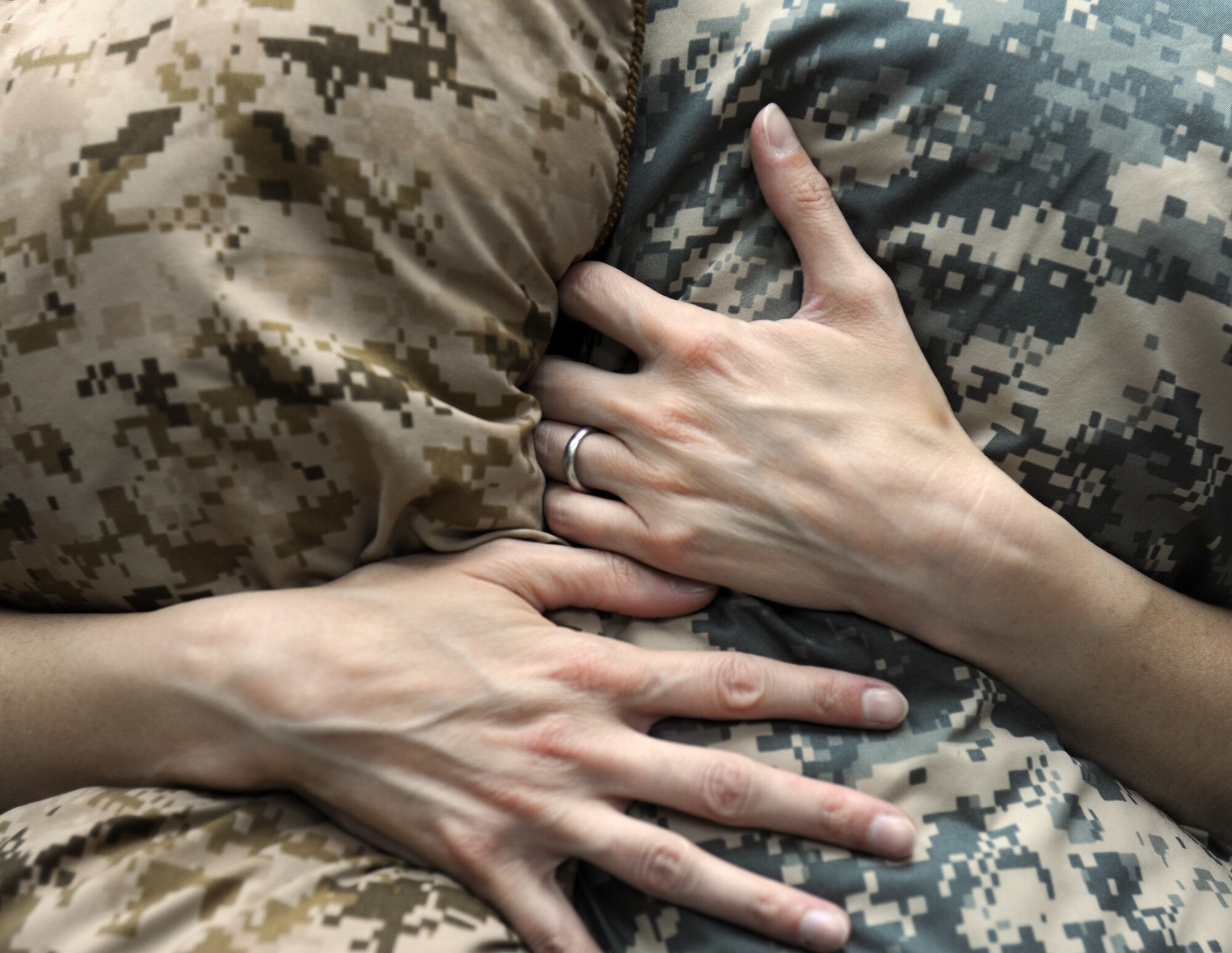 Service members often deploy with sentimental items to help them feel closer to family and friends back home; even simple items can have meaning and become treasures throughout a deployment. (U.S. Air Force photo illustration/Master Sgt. Tracy L. DeMarco)
