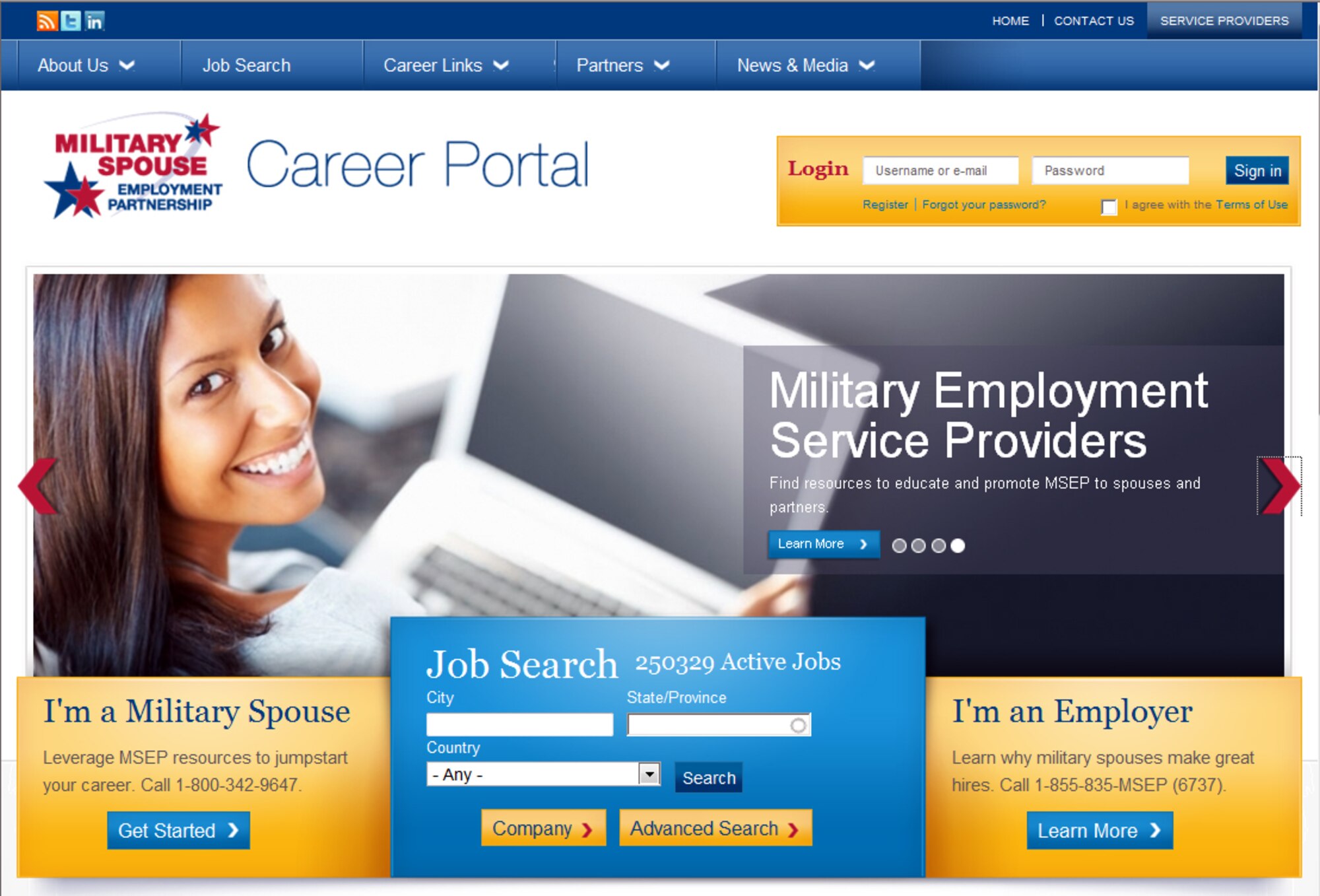 A Military Spouse Employment Partnership workshop was held at Fort Eustis, Va., May 9. To take advantage of military spouse employment opportunities, visit the MSEP web portal at http://www.msepjobs.com. (Courtesy graphic)