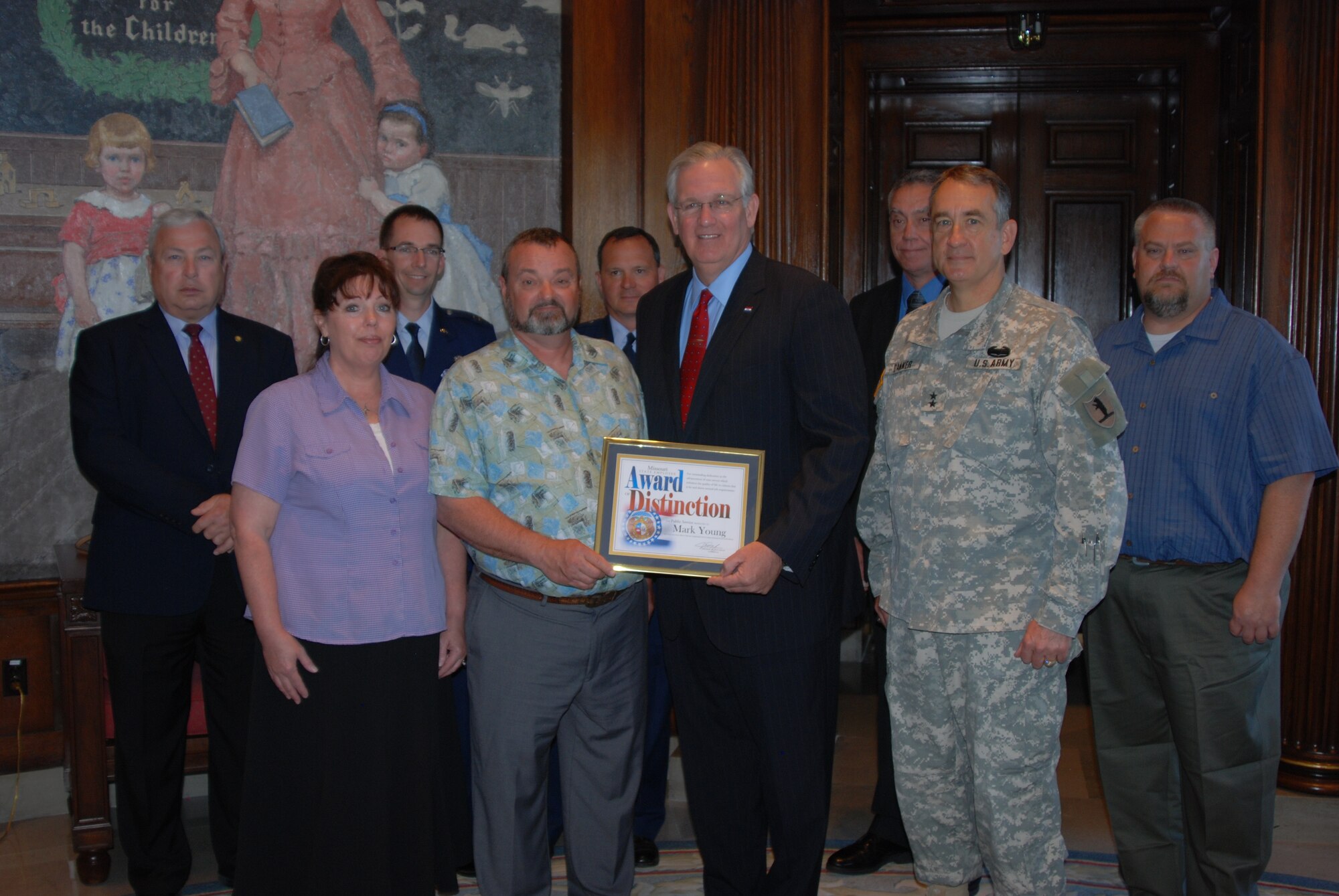 Wing's carpenter gets Governor's 'well done' > 139th Airlift Wing > News