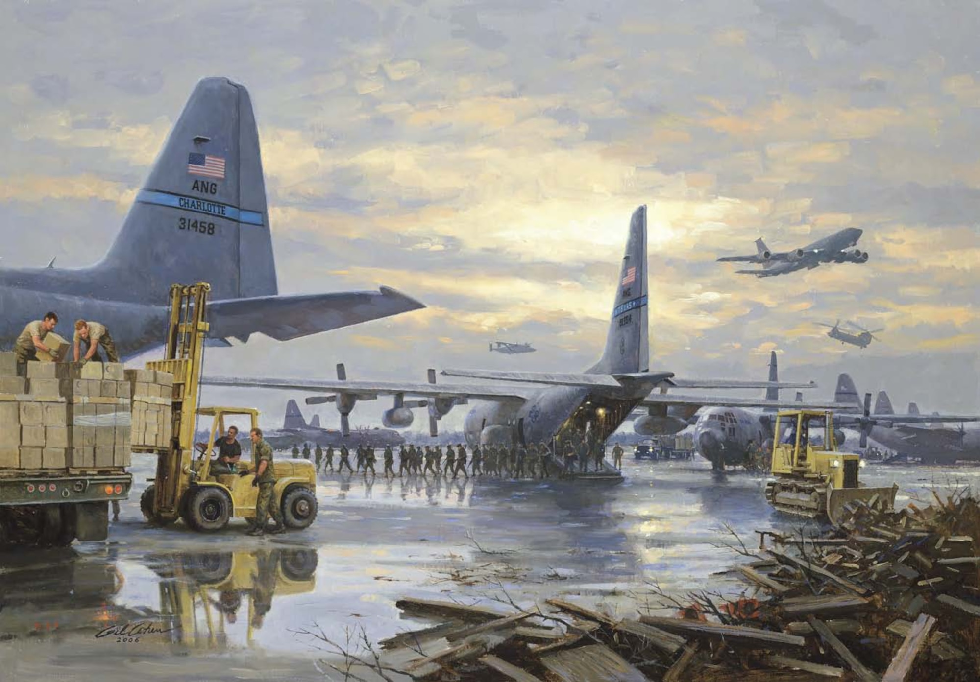 National Guard Heritage painting.
Air Force Art