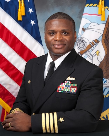 Offical photo of Captain Mark Glover, Space and Naval Warfare commander. (Courtesy photo)