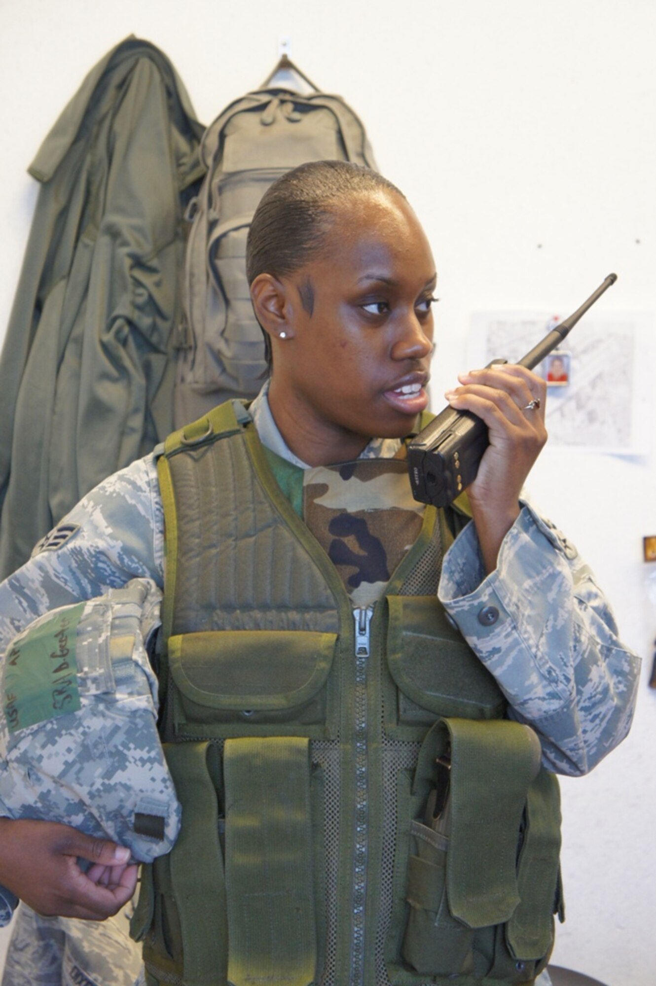 SPANGDAHLEM AIR BASE, Germany -- Senior Airman Diana Geeter, 703rd Munitions Support Squadron communication security accountant, is the Super Saber Performer for the week of May 17 – 23. (U.S. Air Force courtesy photo)