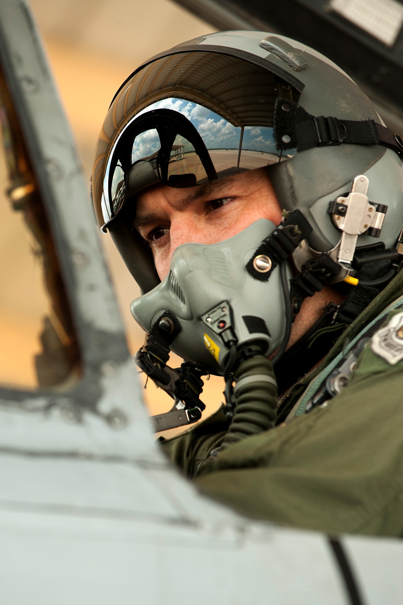 U.S. Air Force Lt. Col. Robert Hetland, 47th Fighter Squadron pilot, prepares to taxi for a sortie in support of the Patriot Saint exercise, Barksdale Air Force Base, La., May 16, 2012. Hetland flies the A-10 Thunderbolt II, and served as the Rescue Mission Commander for combat search and rescue assets during real-time, realistic combat search and rescue missions. (U.S. Air Force photo by Master Sgt. Greg Steele/Released)
