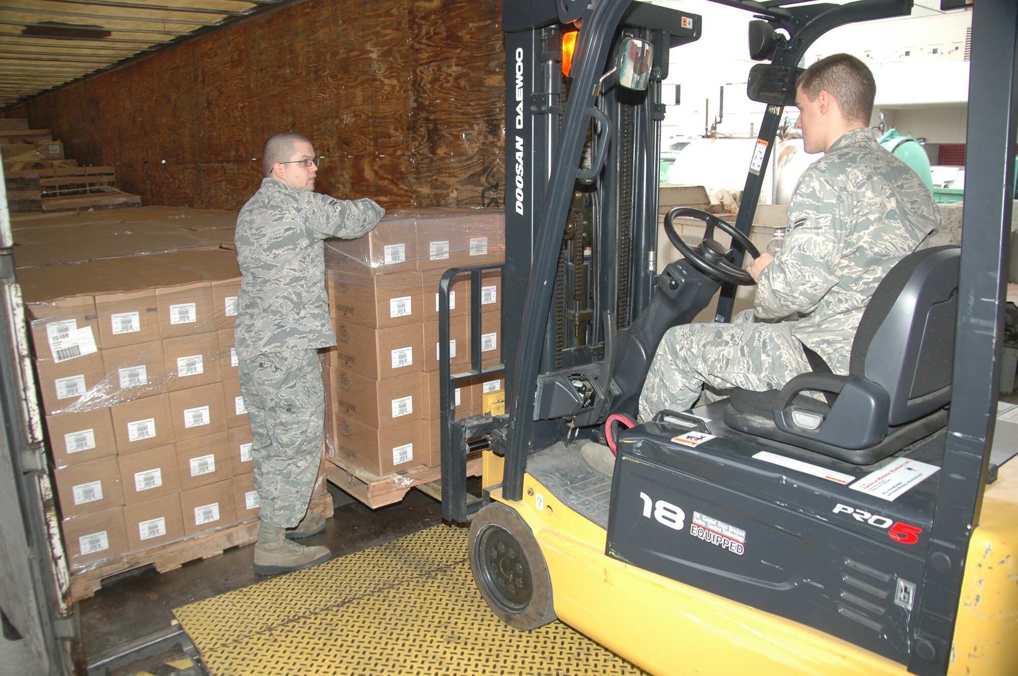 Base takes coffee donation > Travis Air Force Base > Display