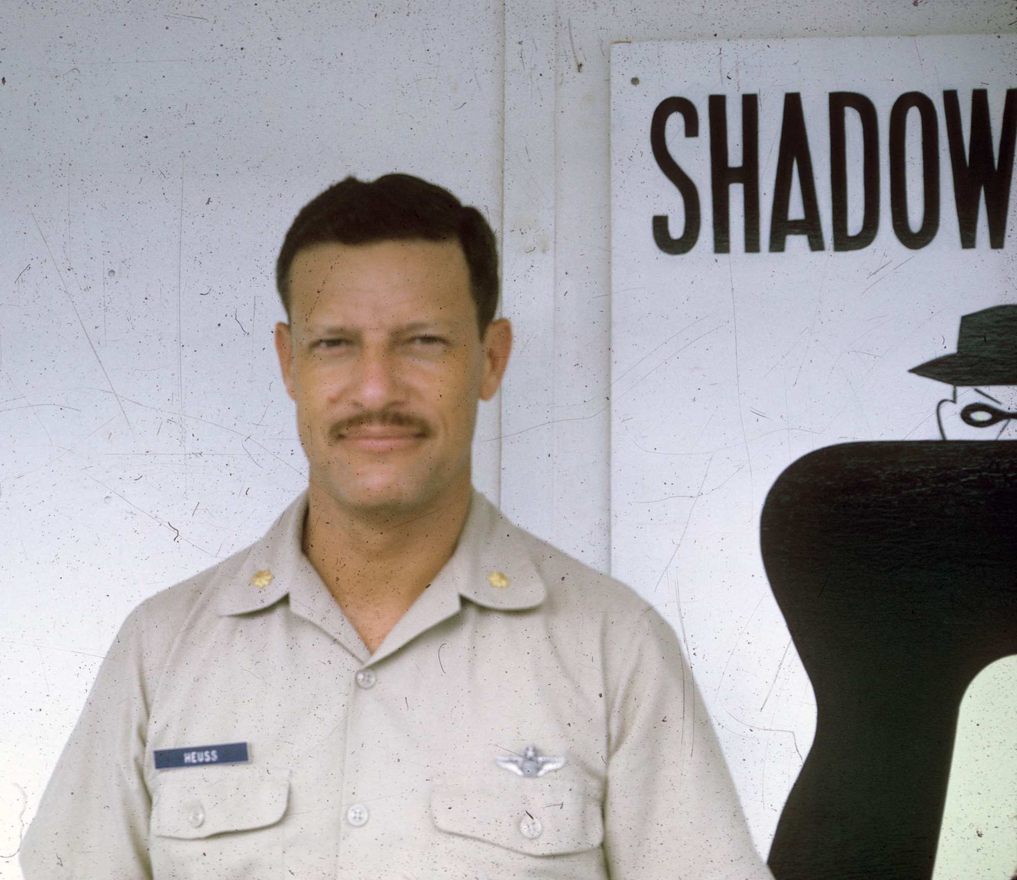 Maj. Herman “Al” Heuss, chief pilot in the 71st Special Operations Squadron, an Indiana-based Air Force Reserve unit called to active duty in Southeast Asia. (U.S. Air Force photo)