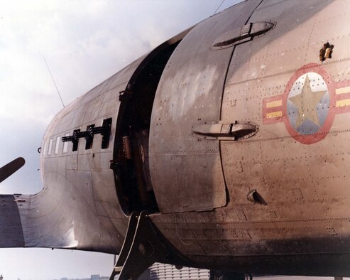 South Vietnamese Air Force (VNAF) AC-47. In the late 1960s, the USAF turned over its AC-47s to the South Vietnamese and Royal Laotian Air Forces. (U.S. Air Force photo)