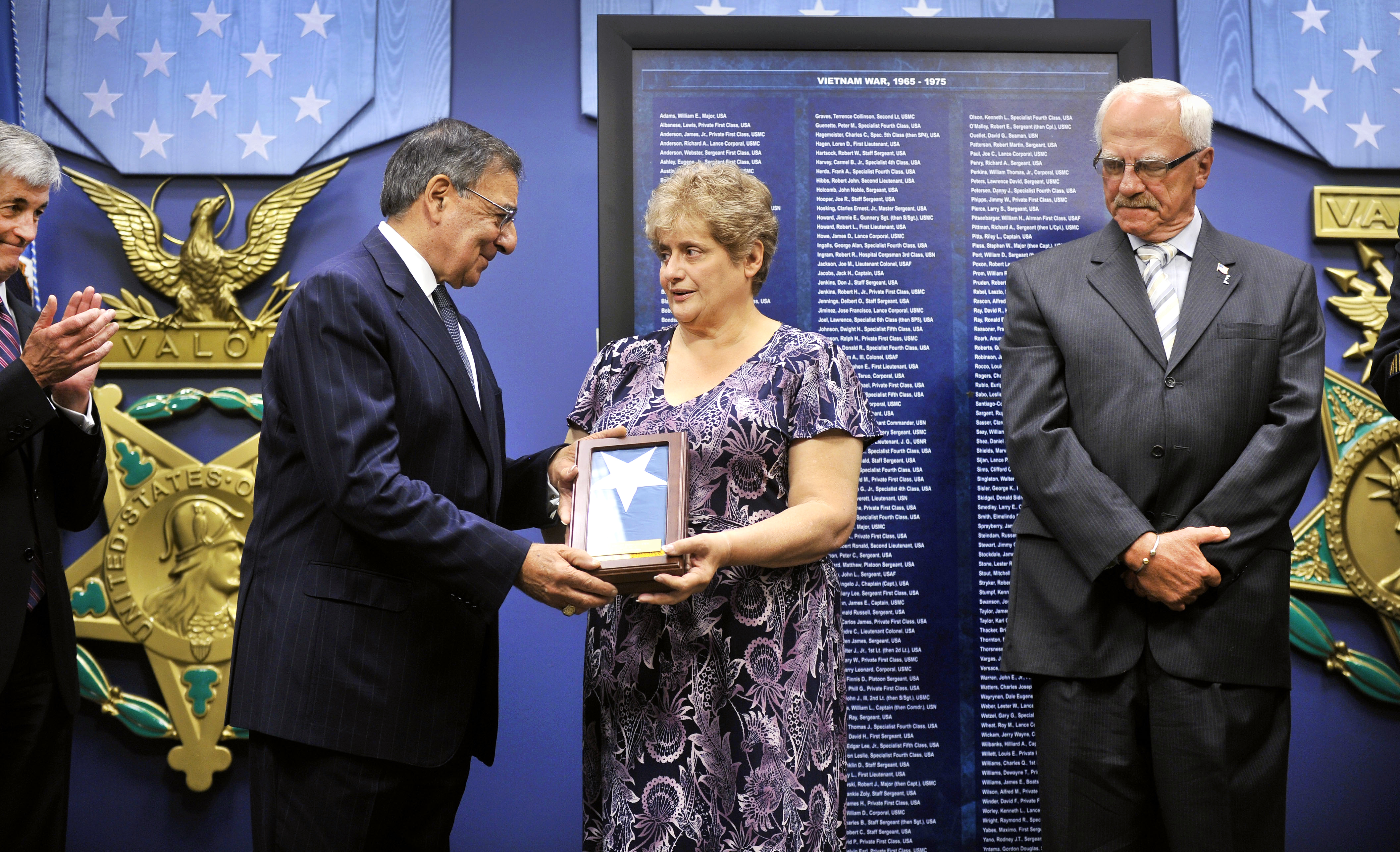 Defense Secretary Leon E Panetta Presents The Medal Of