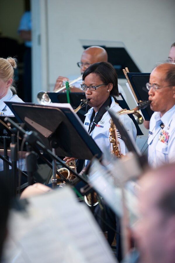 The 531st band performs in concert.