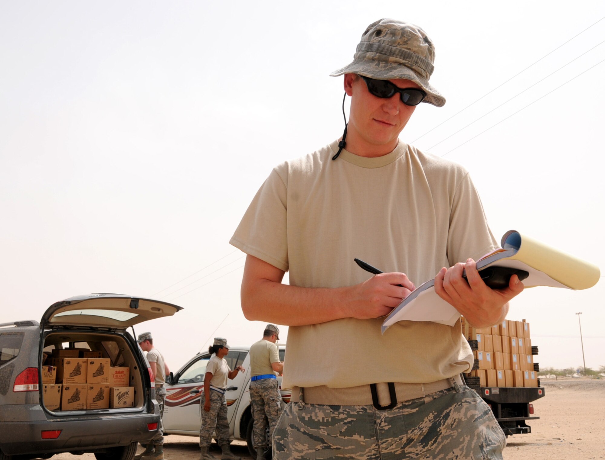 U.S. Air Force Staff Sgt. Steven McConnaughy, 386th Expeditionary Contracting Squadron contracting officer, is the 386th Air Expeditionary Wing's Rock Solid Warrior for May 18, 2012. McConnaughy is deployed from the 1st Special Operations Contracting Squadron, Hurlburt Field, Fla. (U.S. Air Force photo/Staff Sgt. James Lieth)