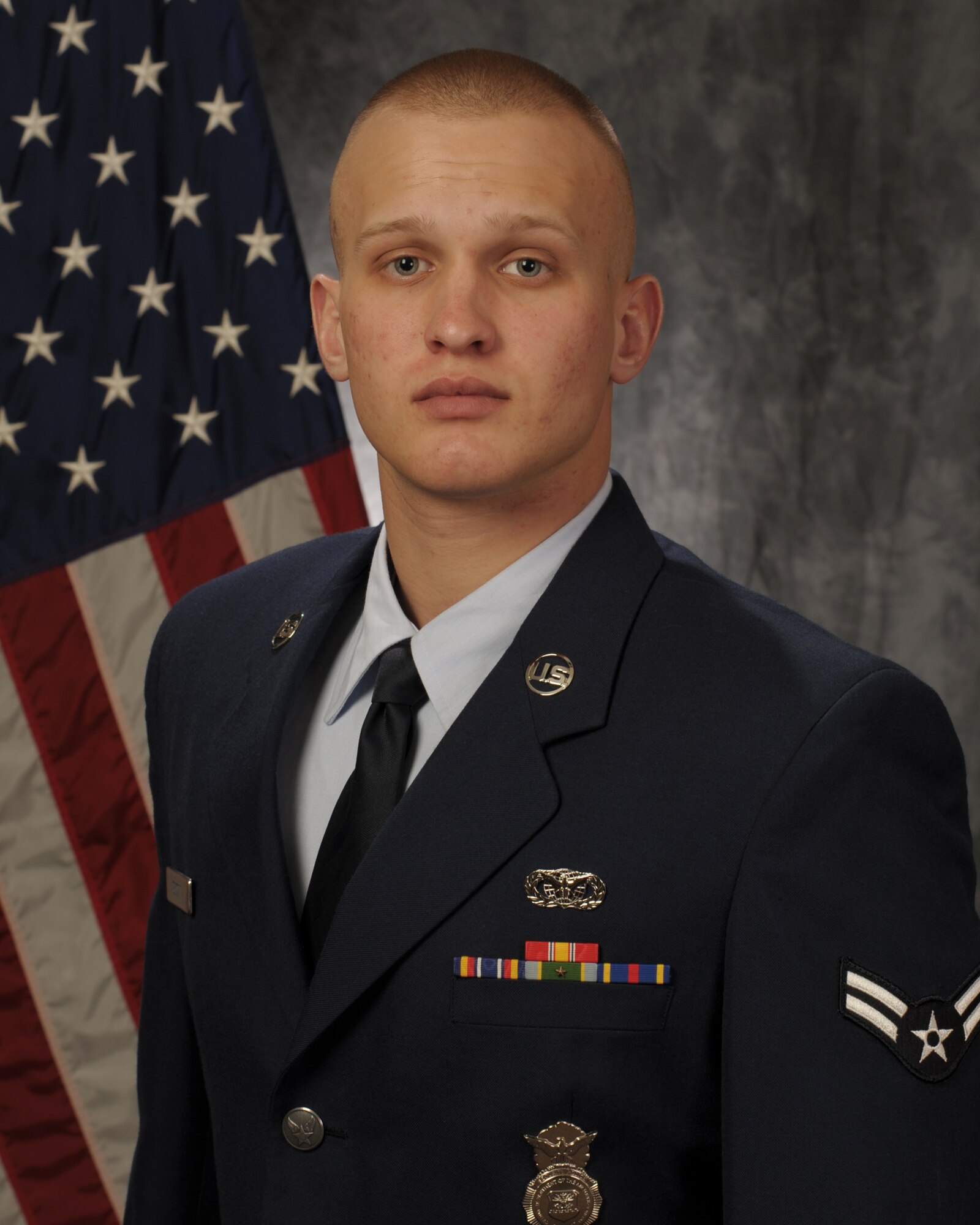 U.S. Air Force Airman 1st Class Jeffrey Scott, 35th Security Forces Squadron patrolman, is this week’s spotlight Airman at Misawa Air Base, Japan. Scott was chosen because of his dedication to continuous personal and professional growth. (Courtesy photo/Released)