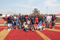 The Joint Base San Antonio-Lackland First Sergeants Council volunteered to support this year’s San Antonio area Special Olympics spring games May 5 at Harlandale Memorial Stadium. The group serves local communities with its quarterly civic outreach programs. (U.S. Air Force photo/Robbin Cresswell)