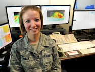 Staff Sgt. Nicole Curran, a mission services supervisor with the 71st Operations Support Squadron Weather Flight, is the Warrior of the Week at Vance Air Force Base, Okla. (U.S. Air Force photo/ Airman 1st Class Frank John Casciotta)