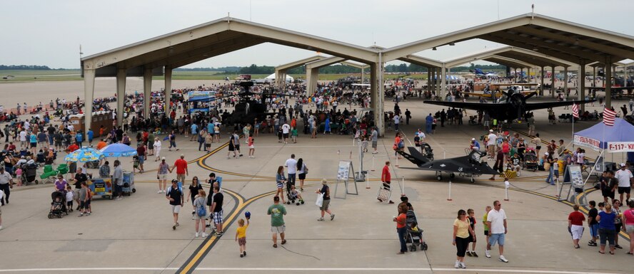 The Wings Over Whiteman airshow, May 19-20, featured dozens of aircraft performances and static displays. (U.S. Air Force photo/Staff Sgt. Lauren Padden)