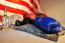 MINOT AIR FORCE BASE, N.D. --Earlier this year, Airman 1st Class Tavarus Roberts, 791st Missile Security Forces Squadron member, competed in the Golden Gloves boxing tournament and won for the state of North Dakota. Roberts is a naïve of Fort Worth, Texas. (U.S. Air Force photo/Senior Airman Brittany Y. Auld)