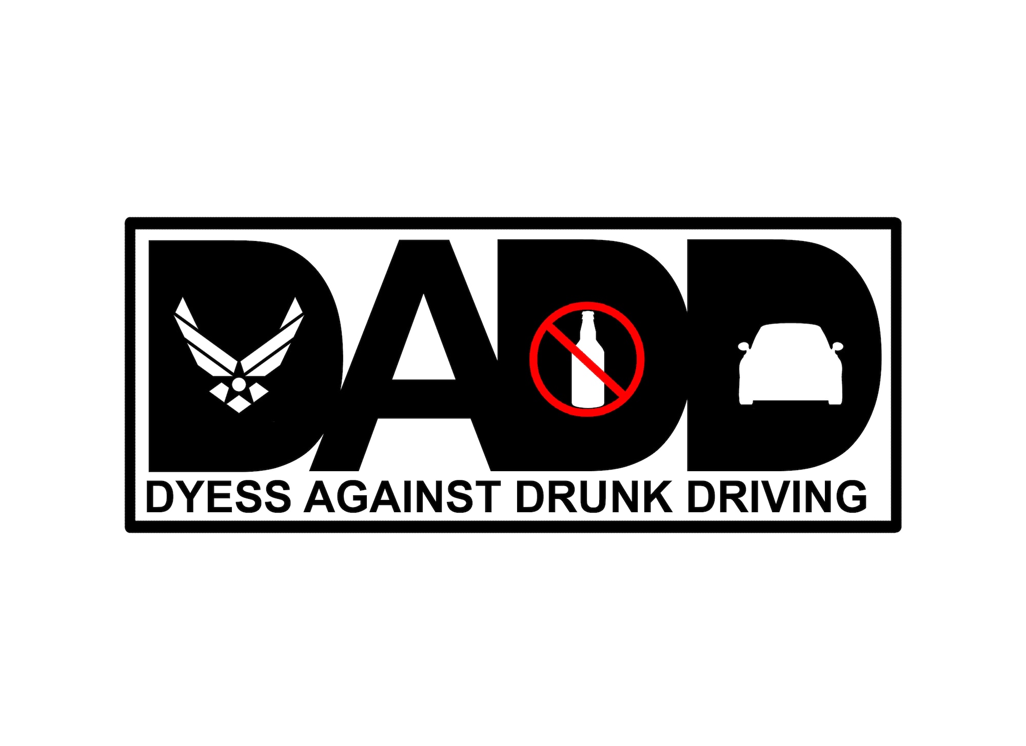 Dyess has implemented a new program that provides their fellow airmen with the ultimate wingman, Dyess Against Drunk Driving. (U.S. Air Force graphic by Airman 1st Class Damon Kasberg)