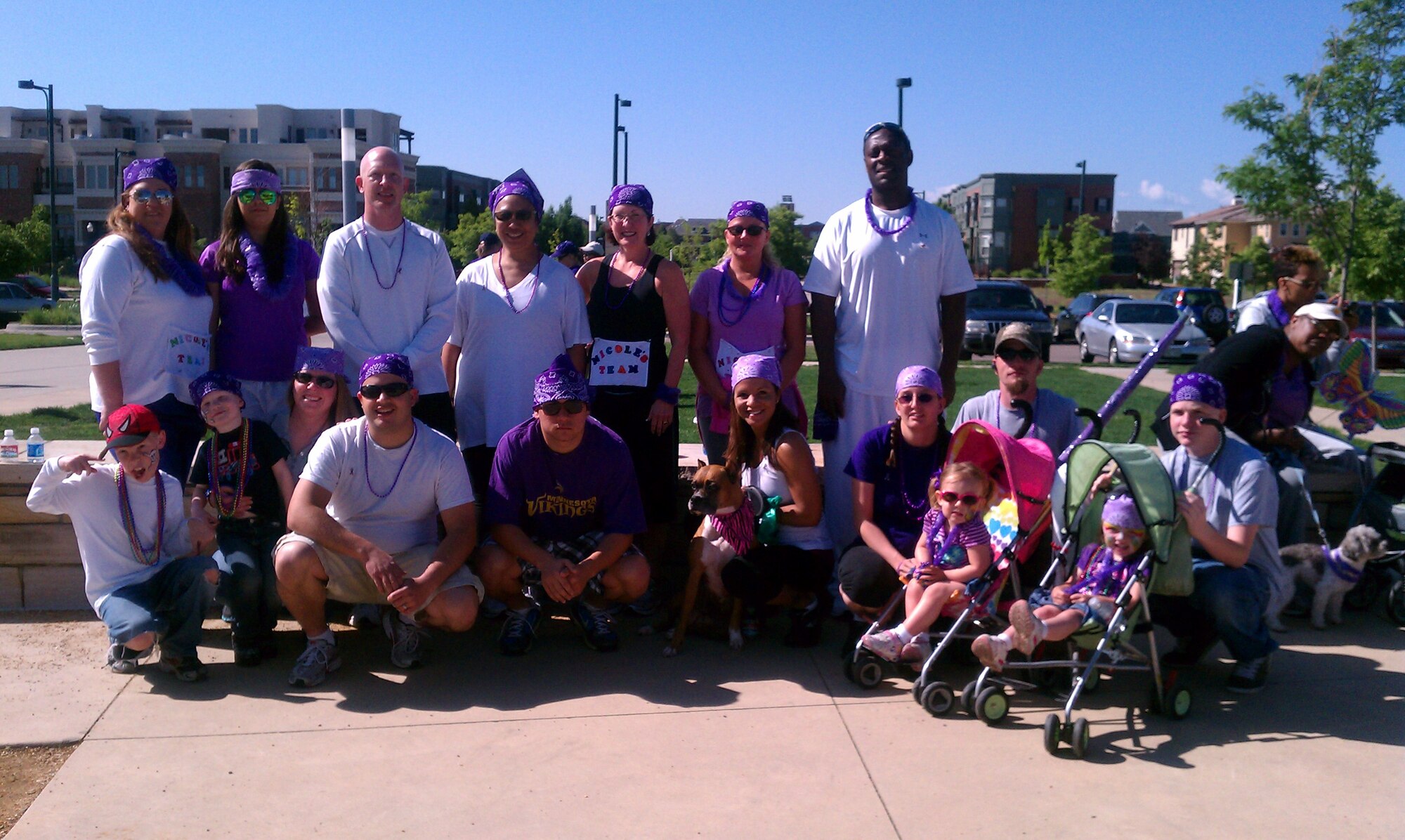 The Air Reserve Personnel Center recently had 11 members and their family members participate in the 2012 Walk for Lupus Now May 20, 2012, in Denver. (Courtesy photo)