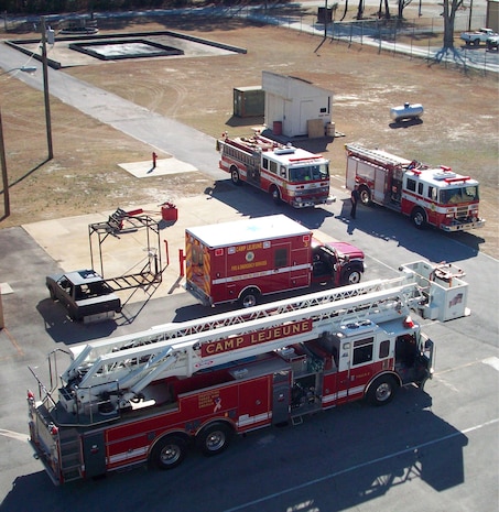 Established in 1941, the Fire & Emergency Service Division (FESD) is presently comprised of an all civilian professional government employee workforce that is charged with providing the highest level of safety, fire, and emergency protection possible to all military, civilian, and neighboring municipalities. Our mission is to protect life and property of all who visit, live, and work within the jurisdiction of Marine Corps Base Camp Lejeune, Marine Corps Air Station New River, and its surrounding communities.  This is accomplished through providing aggressive fire prevention and public education programs; maintianing highly trained and proficient staff who specialize in firefighting and emergency operations to include Prehospital Basic and Advanced Life Support Providers; Hazardous Materials Mitigation; and Heavy, Tactical, and Water Rescue.