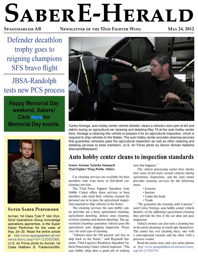 120524 Saber E-Herald May 24