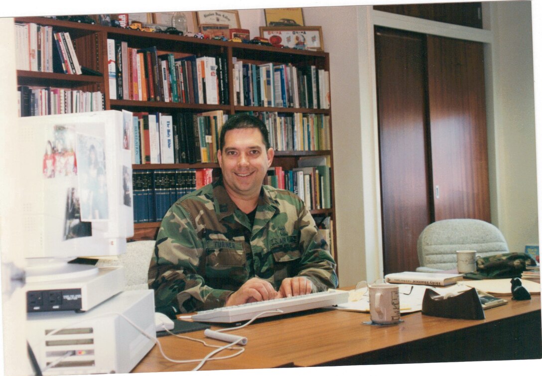 "He was always smiling.  That's how I think about Chaplain Turner.   Remembering our retirees from the 932nd Airlift Wing gives us bittersweet memories .  Those who stay in touch are a lifteline to the past and support for the future.  As we prepare for Memorial Day activities we also can think back on some of our comrades at the Air Force Reserve unit in Illinois like Maj. Keith Turner, pictured here in earlier days as a captain.  His leadership and friendly outlook always lifted spirits of those around him," said Maj. Stan Paregien at the 932nd Airlift Wing.  (Photo submitted).
