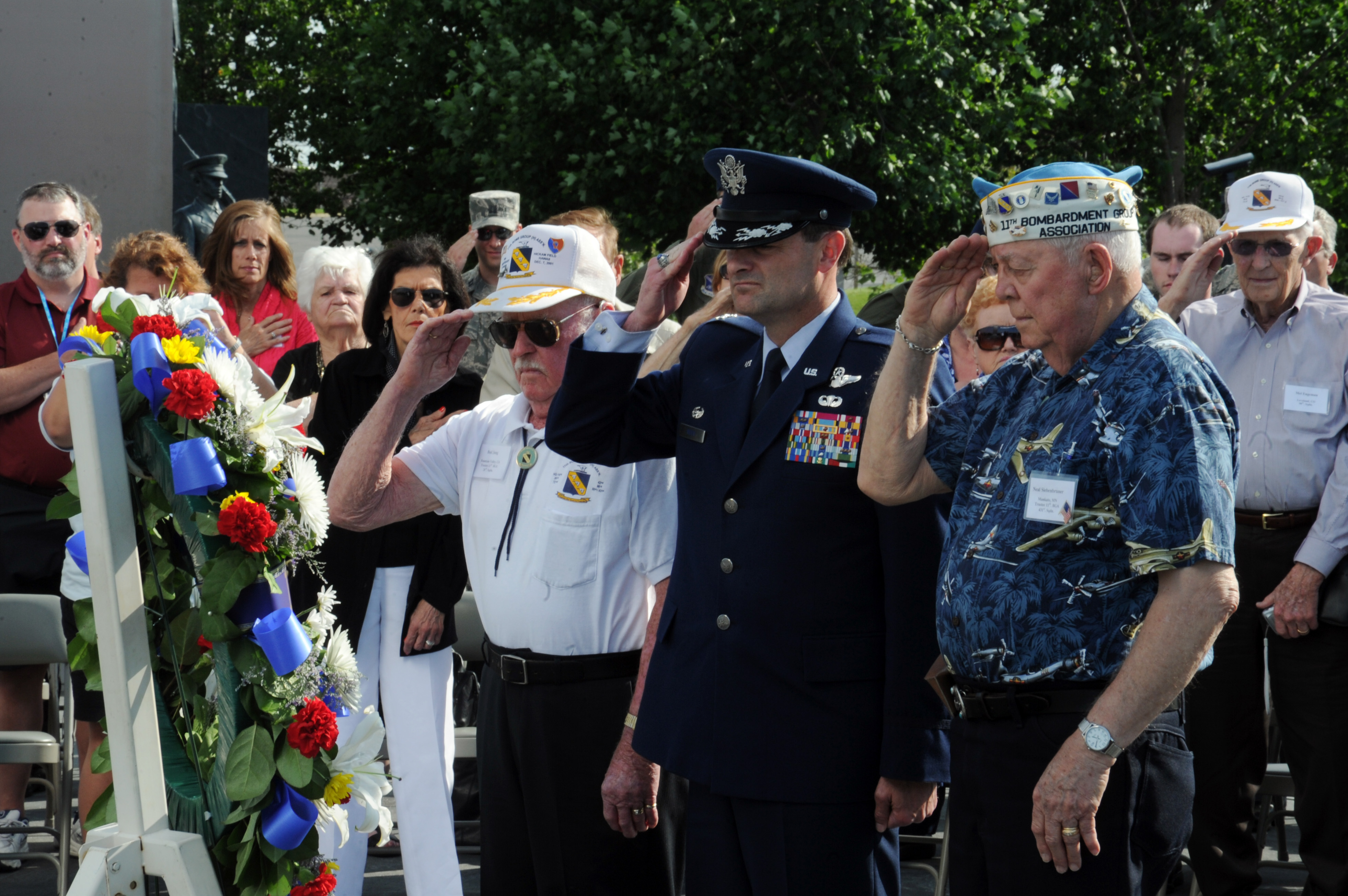 11th Bombardment Group tours Andrews, NCR