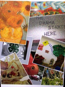 This collage was created by several youth from the Langley Air Force Base, Va., Youth Programs. Their collages won the Virginia State award for the “Behind The Scenes” Adobe Youth Voices Collage competition. (Graphic courtesy of Langley AFB Youth/ Released)