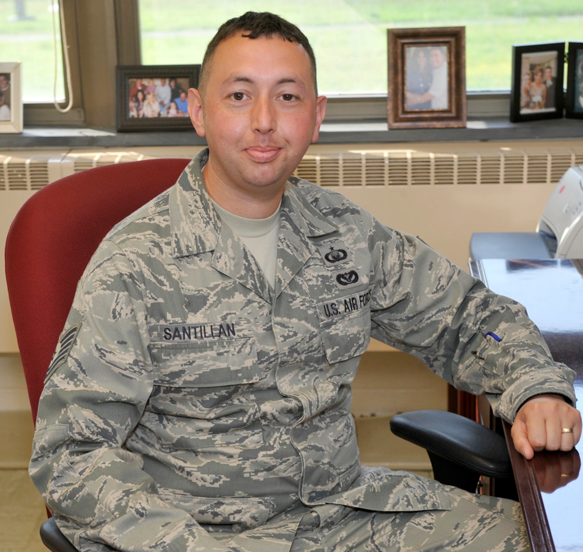 Tech. Sgt. Victor H. Santillan, Airman of the Week June 1, 2012. (U.S. Air Force photo by Tech. Sgt. Chuck Walker)