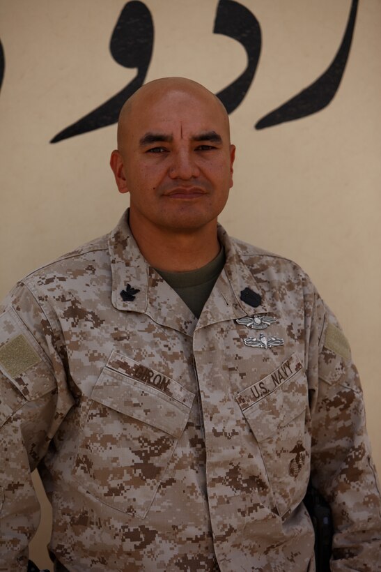 Petty Officer 1st Class Otto Giron is a medical advisor with the Embedded Partnership Team, Combat Logistics Battalion 5, 1st Marine Logistics Group (Forward). “I feel fortunate that I have the opportunity to pass on the knowledge that I have learned throughout my career and can now teach it to members of a partnering nation,” said Giron.