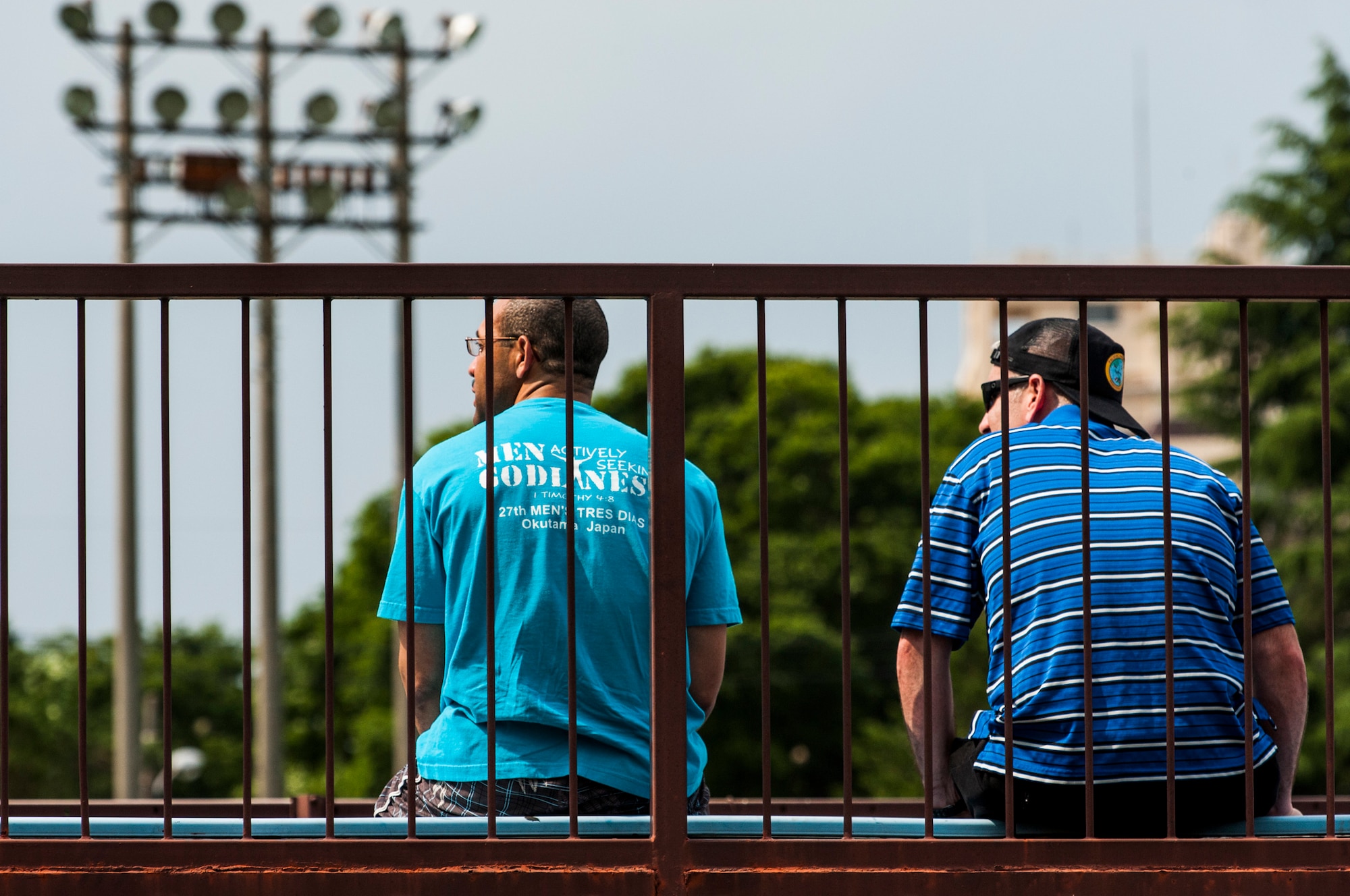YOKOTA AIR BASE, Japan -- Spectators watch a soccer match during Airmen Appreciation Day at Yokota Air Base, Japan, May 29, 2012. (U.S. Air Force photo by Staff Sgt. Samuel Morse)
