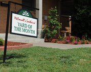 Residents in the base housing neighborhood, Southwind, now have the opportunity to compete for the "Yard of the Month," McConnell Air Force Base, Kan. The program will run from May to September 2012. (U.S. Air Force photo/ Airman 1st Class Katrina Brisbin)
