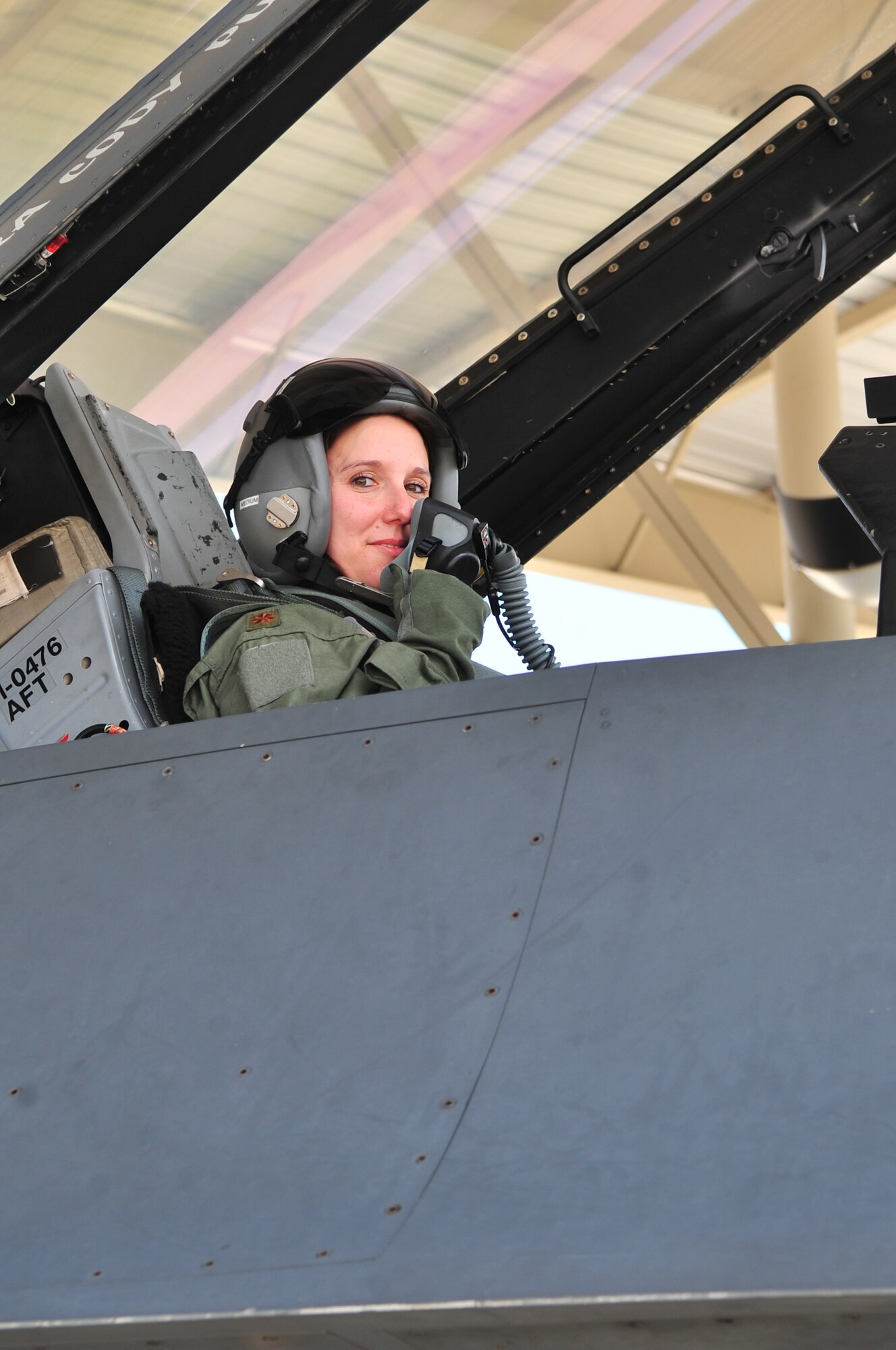 The 55th Fighter Squadron taxied about 28 spouses from the 55th FS and 20th Aircraft Maintenance Squadron down the runway at Shaw Air Force Base, S.C., May 24, 2012. The 55th FS thanked the spouses for continuing support with back to back deployments to Aviano, Libya and Republic of Korea. The deployments played a major role during Operation Unified Protector. (U.S. Air Force photo by Airman 1st Class Ashley Gardner/released)