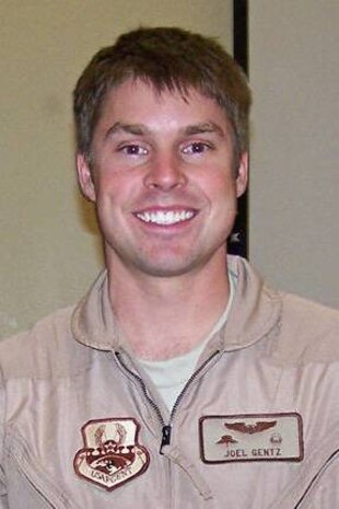 Capt. Joel Gentz, 58th Rescue Squadron combat rescue officer, was one of five Airmen killed due to hostile enemy fire striking the “Pedro 66” helicopter while on its way to rescue wounded British soldiers June 9, 2010, in southeastern Afghanistan.  In remembrance of the Airmen, the Nellis rescue squadrons are holding a memorial run at 7 a.m. June 8, 2012, at the 58th RQS.  Anyone with base access is welcome to register for the run at https://secure.acceptiva.com/?cst=db619c. (Courtesy photo)