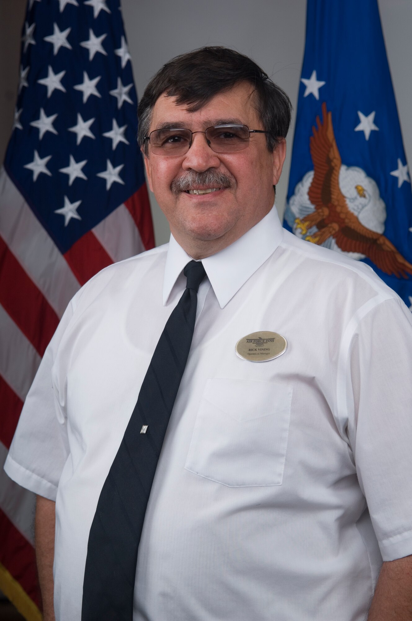 GRISSOM AIR RESERVE BASE, Ind. -- Richard Vining, 434th Force Support Squadron lodging operations manager, was named the 434th Air Refueling Wing Non-appropriated Fund Civilian Supervisor of the Year recently at Grissom. Vining was recognized for ensuring the operational readiness of Grissom's lodging facilities. (U.S. Air Force photo/Tech. Sgt. Mark R.W. Orders-Woempner)