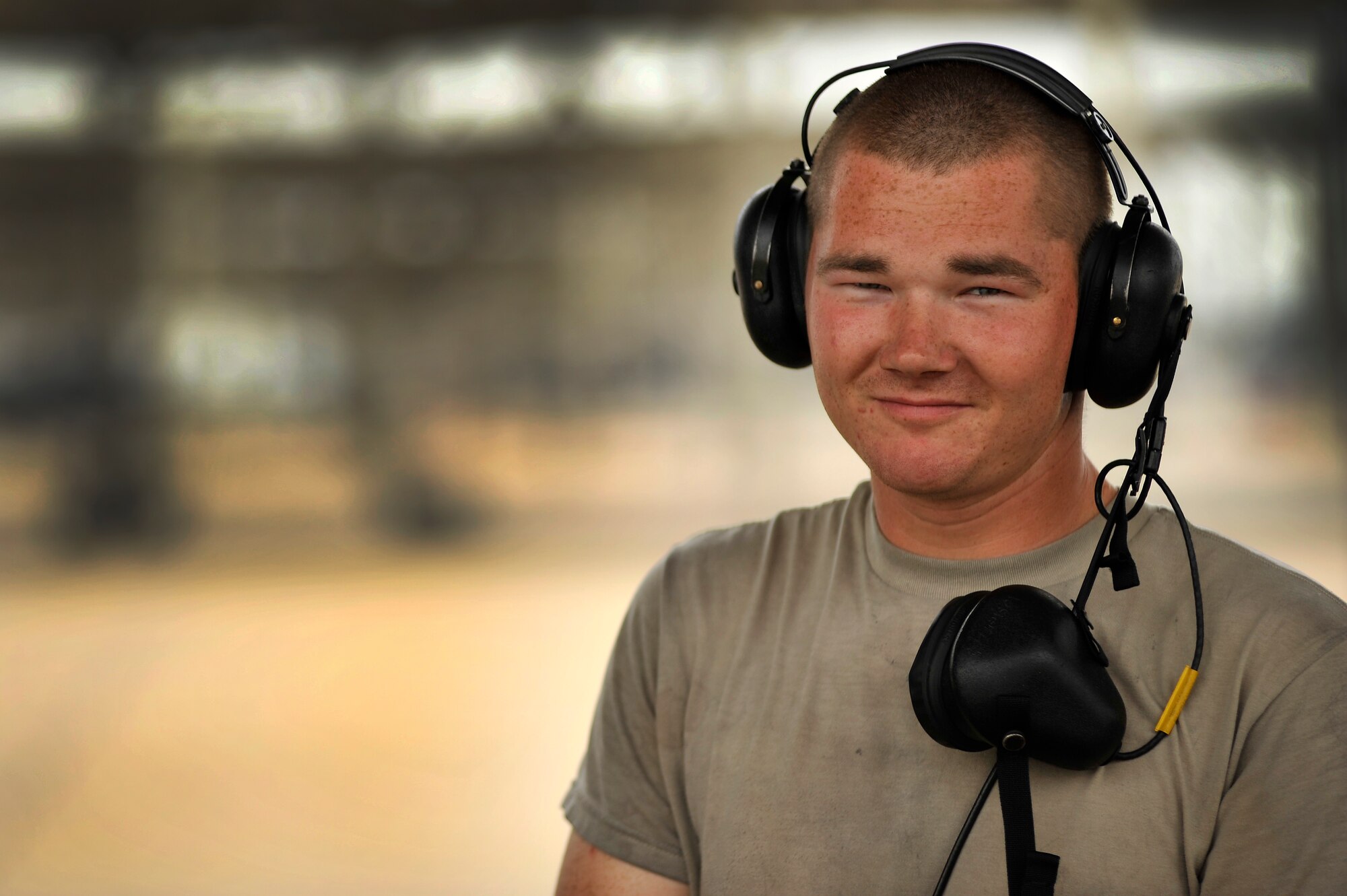U.S. Air Force Airman 1st Class Chris Weber, 20th Aircraft Maintenance Squadron crew chief, assisted in the generation of several F-16 Fighting Falcon aircraft during an Operational Readiness Exercise, May 22, 2012, Shaw Air Force Base, S.C. An elephant walk occurs when aircraft taxies down the runway in large numbers, which represents the ability to generate a large number of aircraft needing to take off rapidly for a military response. (U.S. Air Force photo by Senior Airman Kenny Holston/Released)


