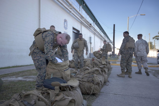 Marines and sailors with the 26th Marine Expeditionary Unit prepare to deploy aboard the USS Wasp (LHD-1) Nov. 1, 2012, in support of Hurricane Sandy disaster relief efforts in New York and New Jersey. The 26th MEU is able to provide generators, fuel, clean water, and helicopter lift capabilities to aid in disaster relief efforts. The 26th MEU is currently conducting pre-deployment training, preparing for their departure in 2013. As an expeditionary crisis response force operating from the sea, the MEU is a Marine Air-Ground Task Force capable of conducting amphibious operations, crisis response, and limited contingency operations.