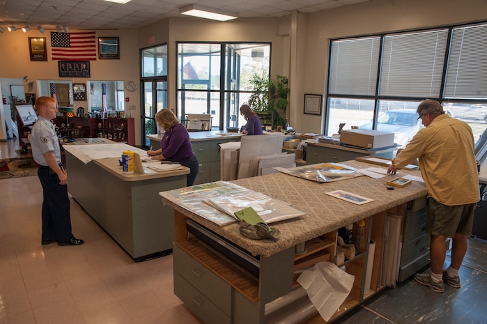 The Arts and Crafts Center on Joint Base Charleston - Air Base, S.C. provides custom engraving, framing, awards, trophies and more. (U.S. Air Force photo/Airman 1st Class Ashlee Galloway)