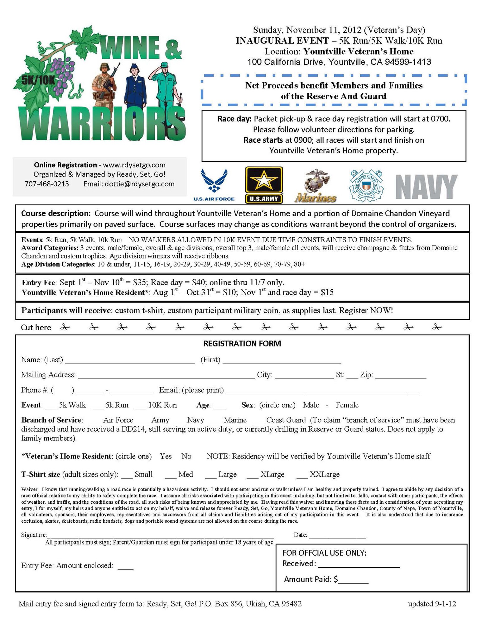 TRAVIS AIR FORCE BASE, Calif. -- Wine & Warriors Event