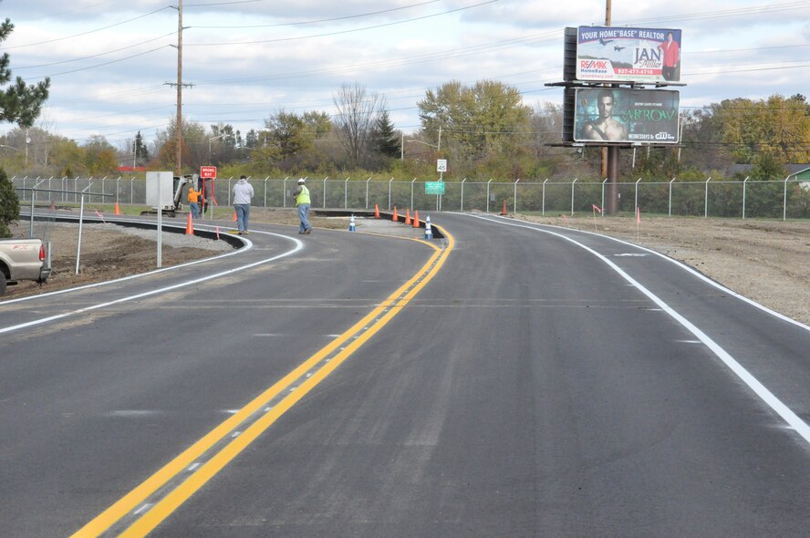 The new Spruce Way connects to the old SR444 and allows traffic to flow into Kittyhawk without going back the Brick Quarters.      