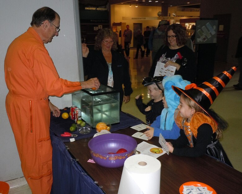 DAYTON, Ohio -- Children and adults of all ages had "Spooktacular Aerospace Fun" during Family Day on Oct. 27, 2012. (U.S. Air Force photo)