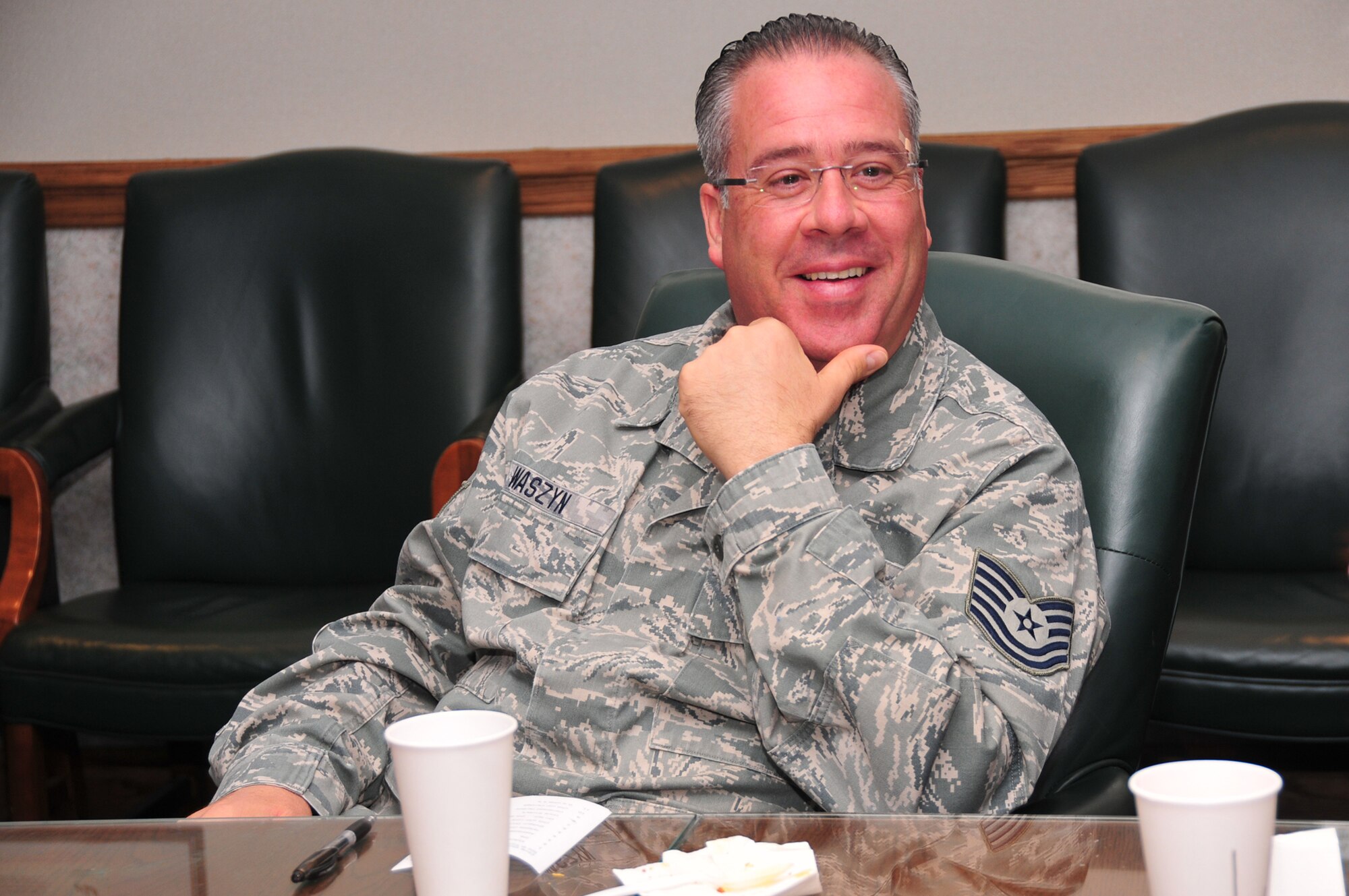 The 171st Air Refueling Wing celebrates the official kickoff of the Combined Federal Campaign with the third annual chili cook-off November 1. Ten unit members compete with each other for the best tasting chili honor and unit members talk with visiting charities which represent local participants in the Combined Federal Campaign. For the first time, guest judges, corporate chefs from Eat' n Park, join unit members to select the best chili. (National Guard photo by Master Sgt. Ann Young/released)